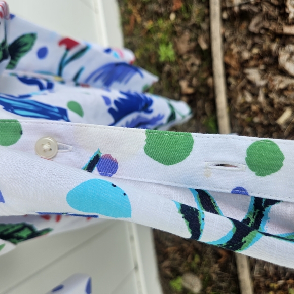 LOFT Multicolor Floral Long Sleeve Dress - Picture 7 of 10